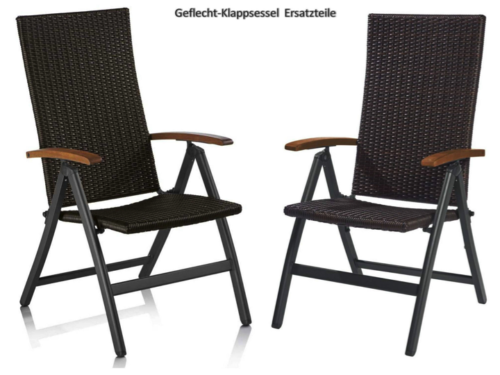 Florabest Polyrattan Klapp Sessel Zubehor Ersatzteile Armlehne