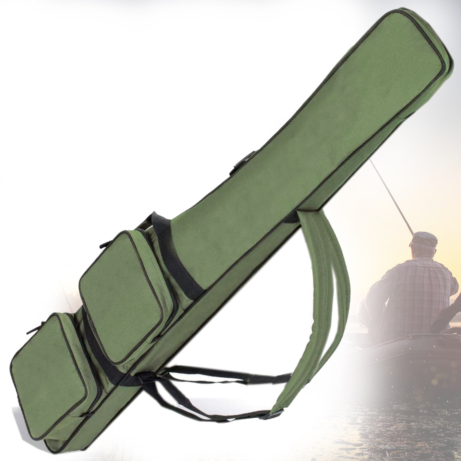 Produktbild von Solo Neuwertig Grüne Walkweste Mit Leder Und Stickerei Trachtenweste